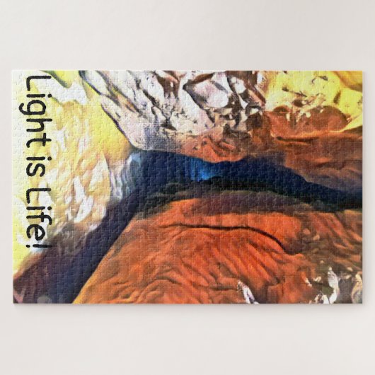 Hell & Shadow Beach Höhle verbindet sich mit dem M Puzzle (Horizontal)