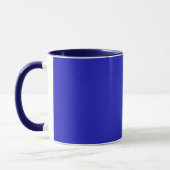 Hell Solid neon blau strukturiert.  Tasse (Links)