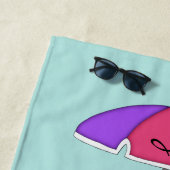 Hell Sonnenschirm Strandtuch (Beispiel)