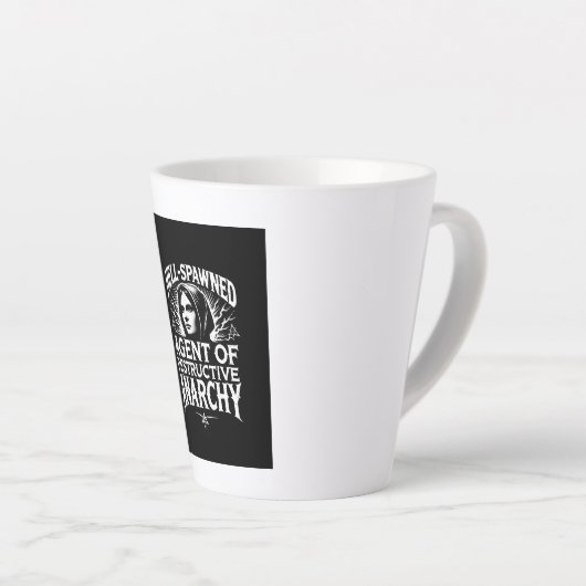 Hell-Spawned Feminist Icon Milchtasse (Rechte Ecke)