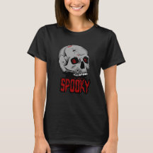 Hell Spooky Skull –Gothic Horror Halloween T-shirt
