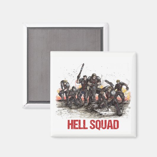 Hell Squad Magnet (Vorderseite/Rückseite)
