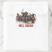 Hell Squad Sticker (Tasche)
