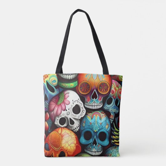 Hell Sugar Skulls Tasche (Rückseite)