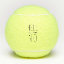 Hell to NO Funny Typografy