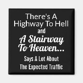 Hell/Treppe zum Himmel Magnet (Vorne)