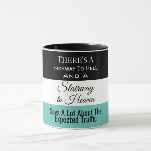 Hell/Treppe zum Himmel Tasse (Zentrum)