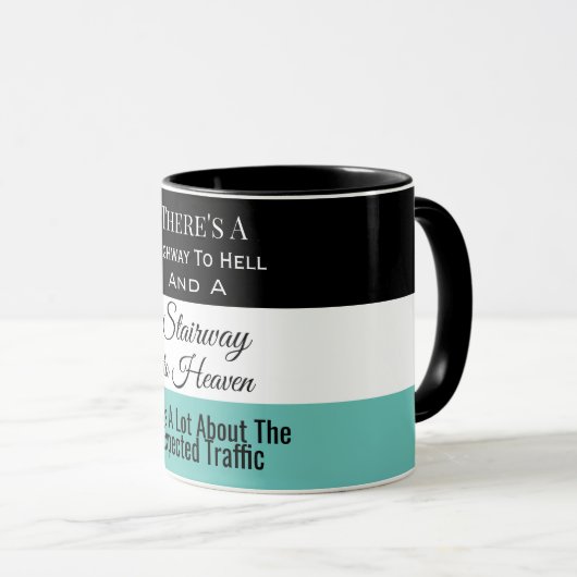 Hell/Treppe zum Himmel Tasse (VorderseiteRechts)