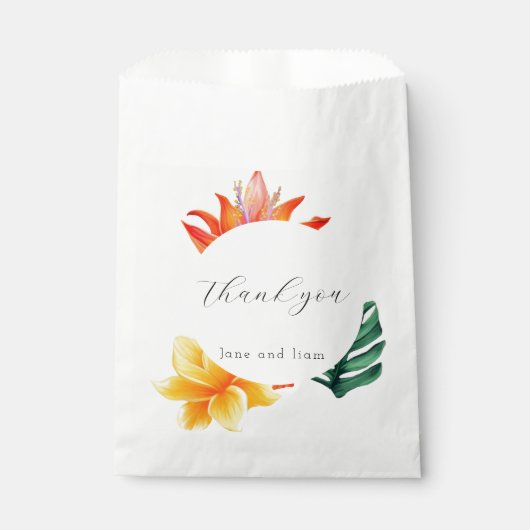 hell tropisch geschenktütchen (Vorderseite)