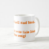 Hell und Back-Novelty-Tasse Kaffeetasse (VorderseiteRechts)