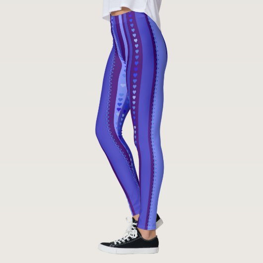 Hell und dunkel blau leggings (Links)