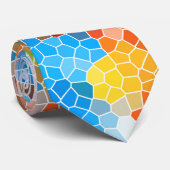 hell und farbenfroh krawatte (Gerollt)