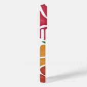 Hell und farbenfroh rosa, orange & goldfarben Case-Mate iPhone hülle (Rückseite / Rechts)