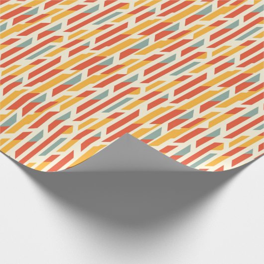 Hell und fett gestreift geschenkpapier (Ecke)