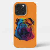 Hell und fließend chinesischer Shar Pei Hund, Shar iPhone Hülle (Rückseite)