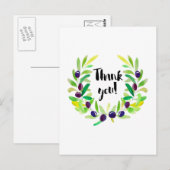 Hell und frisch Danke Postcard Postkarte (Vorne/Hinten)