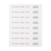 hell und fröhlich | Bezeichnung der Ferienadresse (Bogen)