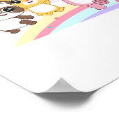 Hell und Fun Animal Frienz für Kinder Poster (Ecke)