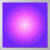 Hell und heißrosa violette Aura Ombre Poster (Vorne)