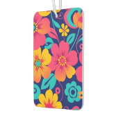 Hell und kühl Retro-Blume im Dopaminstil Autolufterfrischer (Links)