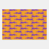 Hell und kühl, rosa Geparden Geschenkpapier Set (Vorderseite 2)