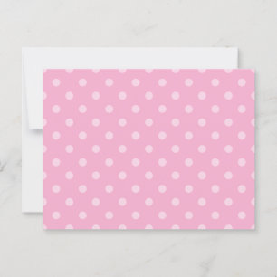 Hell und Pastellrosa Punkte Postkarte