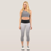 hell und schwarz capri leggings (Vorderseite)