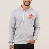 hell und strahlend Reißverschluss Hoodie (Vorderseite)