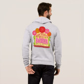 hell und strahlend Reißverschluss Hoodie (Schwarz voll)