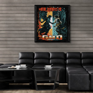 Hell versuchte es Gott verleugnete es Christlicher Poster