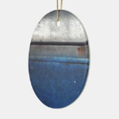 Hell Vintager LKW in Blau Keramikornament (Links)