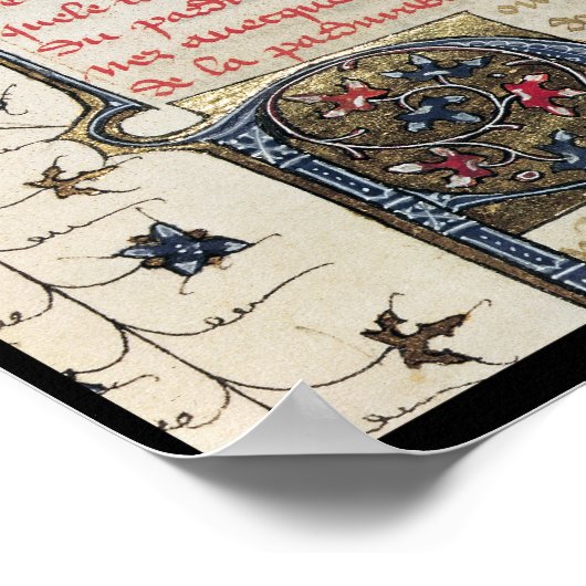 Hell, von 'De Civitate Dei' von St. Augustine Poster (Ecke)