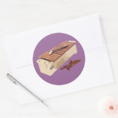 Hell Yeah, ich spiele das Xylophone! Runder Aufkleber (Umschlag)