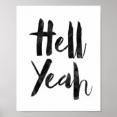Hell Yeah Poster (Vorne)