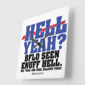 HELL YEAH? QUADRATISCHE WANDUHR (Winkel)