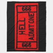 HELL ZUZUFÜGEN FLEECEDECKE (Vorderseite)