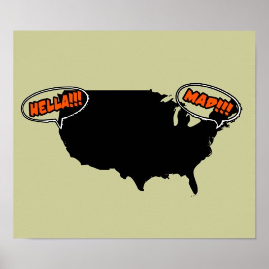 hella mad poster (Vorne)