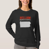 Hellam Pennsylvania USA State America Travel T-Shirt (Vorderseite)