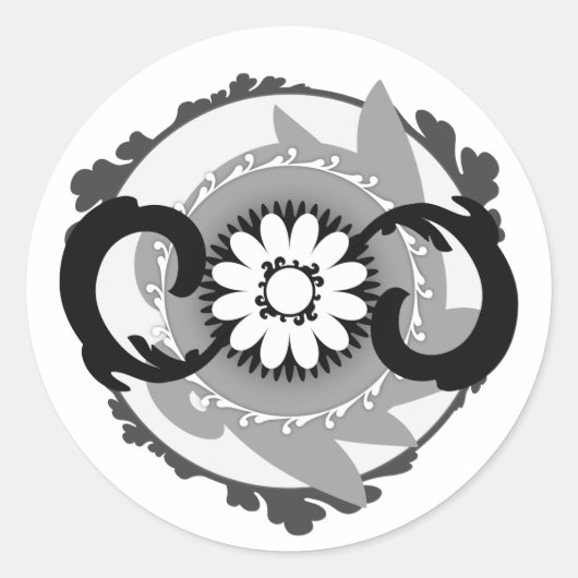 hellartig runder aufkleber (Vorderseite)