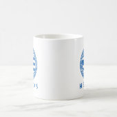 Hellas-Flagge Griechenlands Kaffeetasse (Mittel)