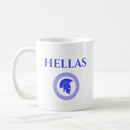 Hellas Spartan Kaffeetasse (Links)