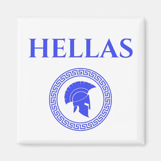 Hellas Spartan Magnet (Vorne)