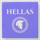 Hellas Spartaner Steinuntersetzer (Vorderseite)