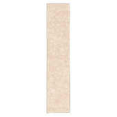 Hellbeige Creme Marmortrezzo Textur Kurzer Tischläufer (Vorderseite)