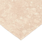 Hellbeige Creme Marmortrezzo Textur Kurzer Tischläufer (Ecke)