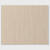 Hellbeige Imitat Holzstruktur Geschenkpapier (Flach)