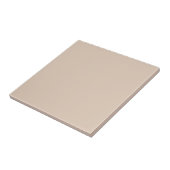 Hellbeige Solid Color Elegant Minimalistisch Fliese (Seite)