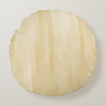 hellbeige subtile geometrische Muster Rundkissen