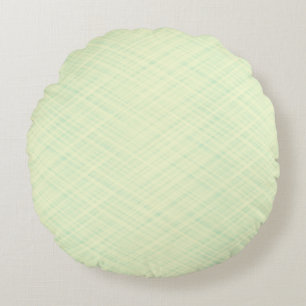 Hellbeige Textur. Rundes Kissen