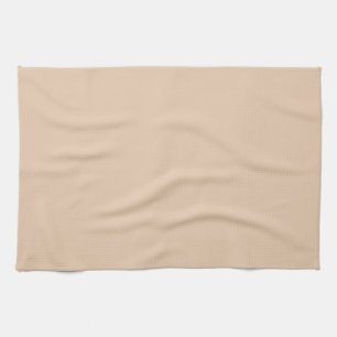 Hellbeige Uni-Farbe Geschirrtuch